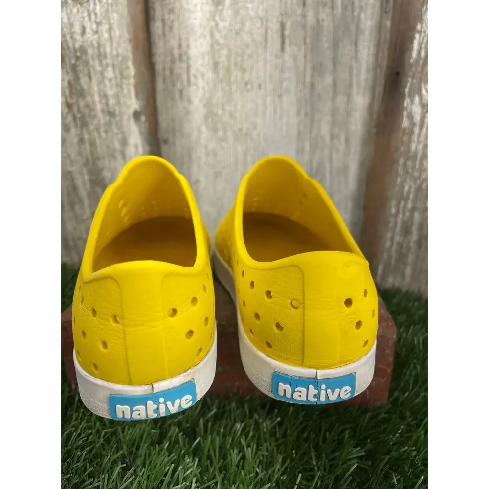 Native Jefferson Yellow Slip On Kid Youth Shoes J2